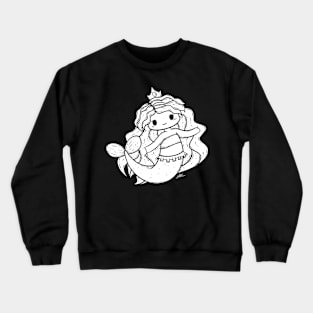 Cute Mermaid Illustration Crewneck Sweatshirt